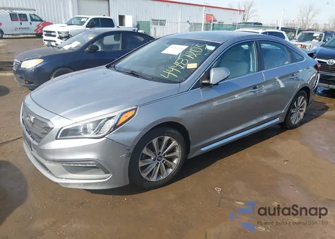 2017 Hyundai Sonata Sport из США, поврежденный, VIN 5NPE34AF8HH439629